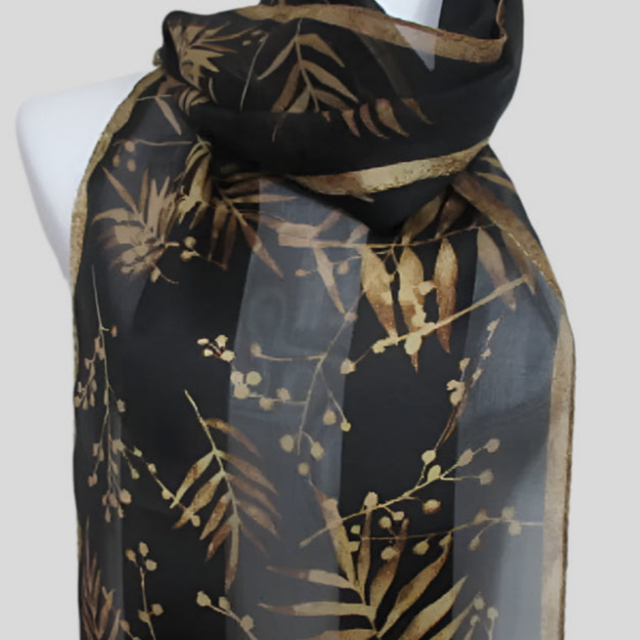 Jones New York Nature Silk Scarf - Long - 3991