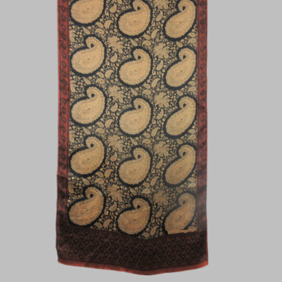 Adrienne Vittadini Paisley Silk Scarf - Long - 5485