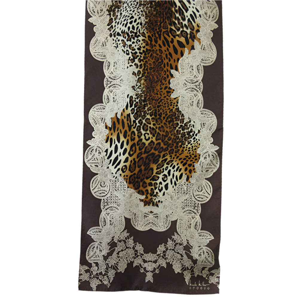Nicole Miller Designer Silk Scarf - Long - 5454