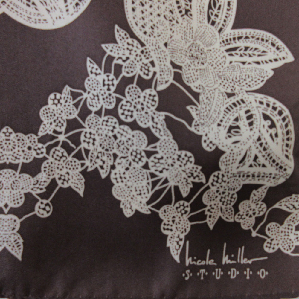 Nicole Miller Designer Silk Scarf - Long - 5454