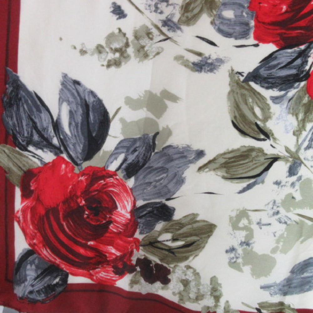 Anne Klein AK2 Designer Silk Scarf - Square - 4028