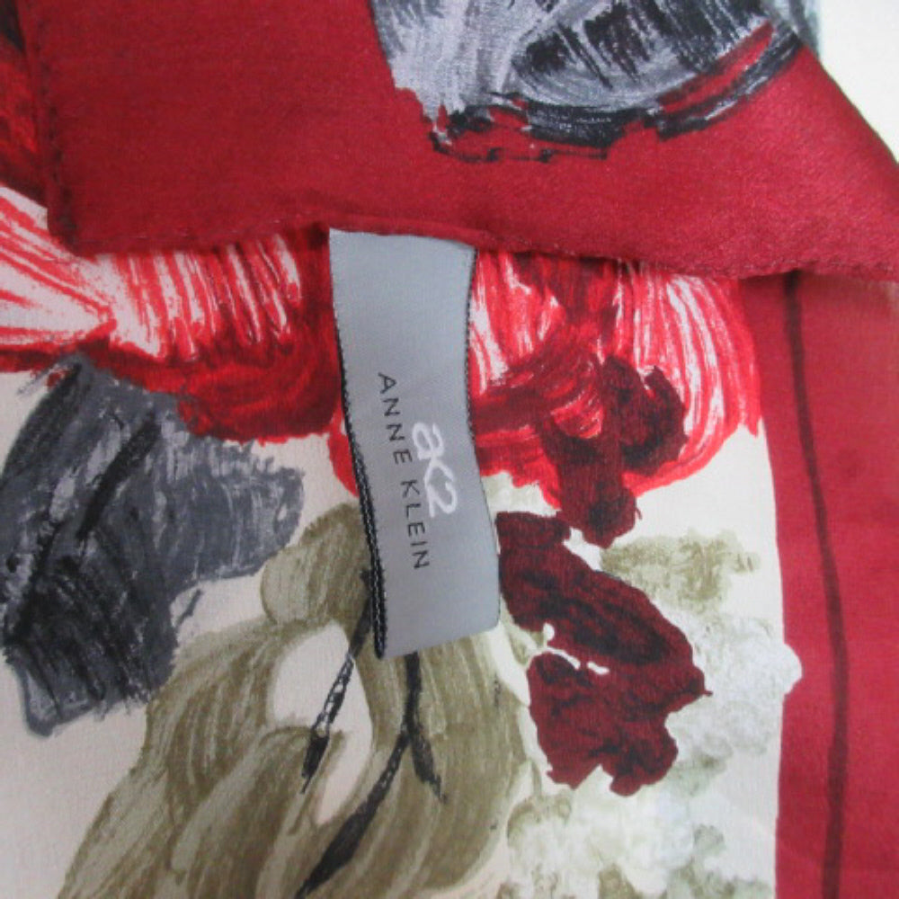 Anne Klein AK2 Designer Silk Scarf - Square - 4028
