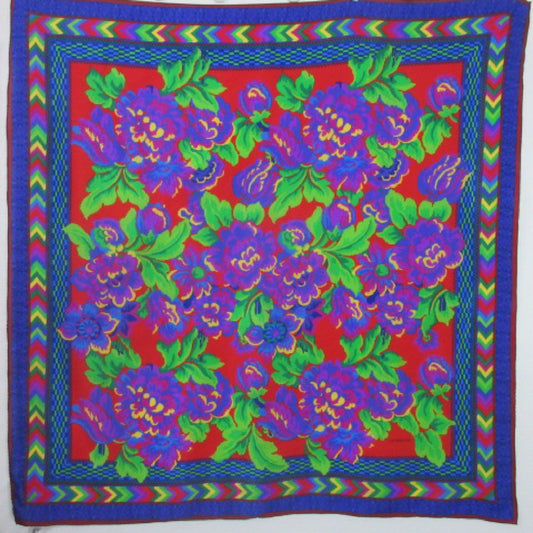 LIZ CLAIBORNE Designer Silk Scarf - Square - 4030
