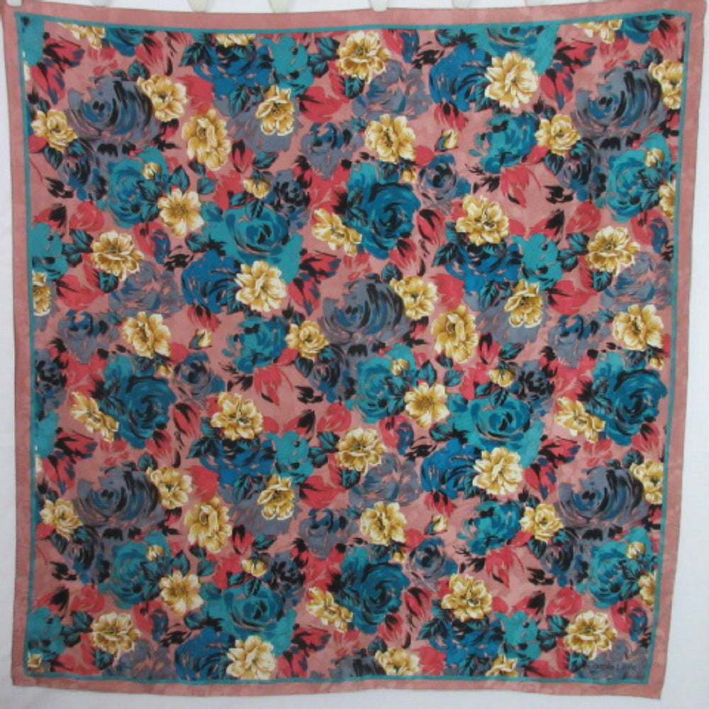 Carole Little Designer Silk Scarf - Square - 4036