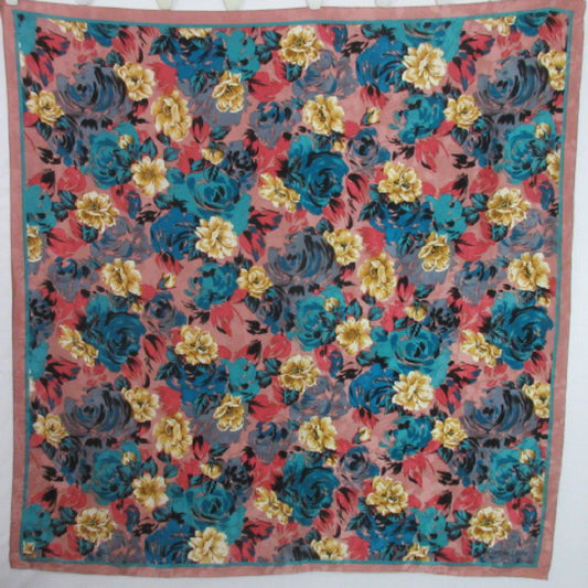 Carole Little Designer Silk Scarf - Square - 4036