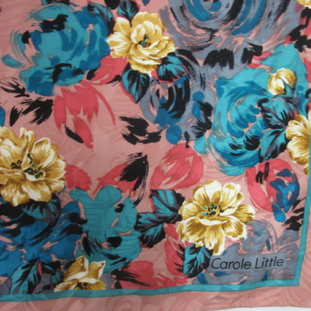 Carole Little Designer Silk Scarf - Square - 4036