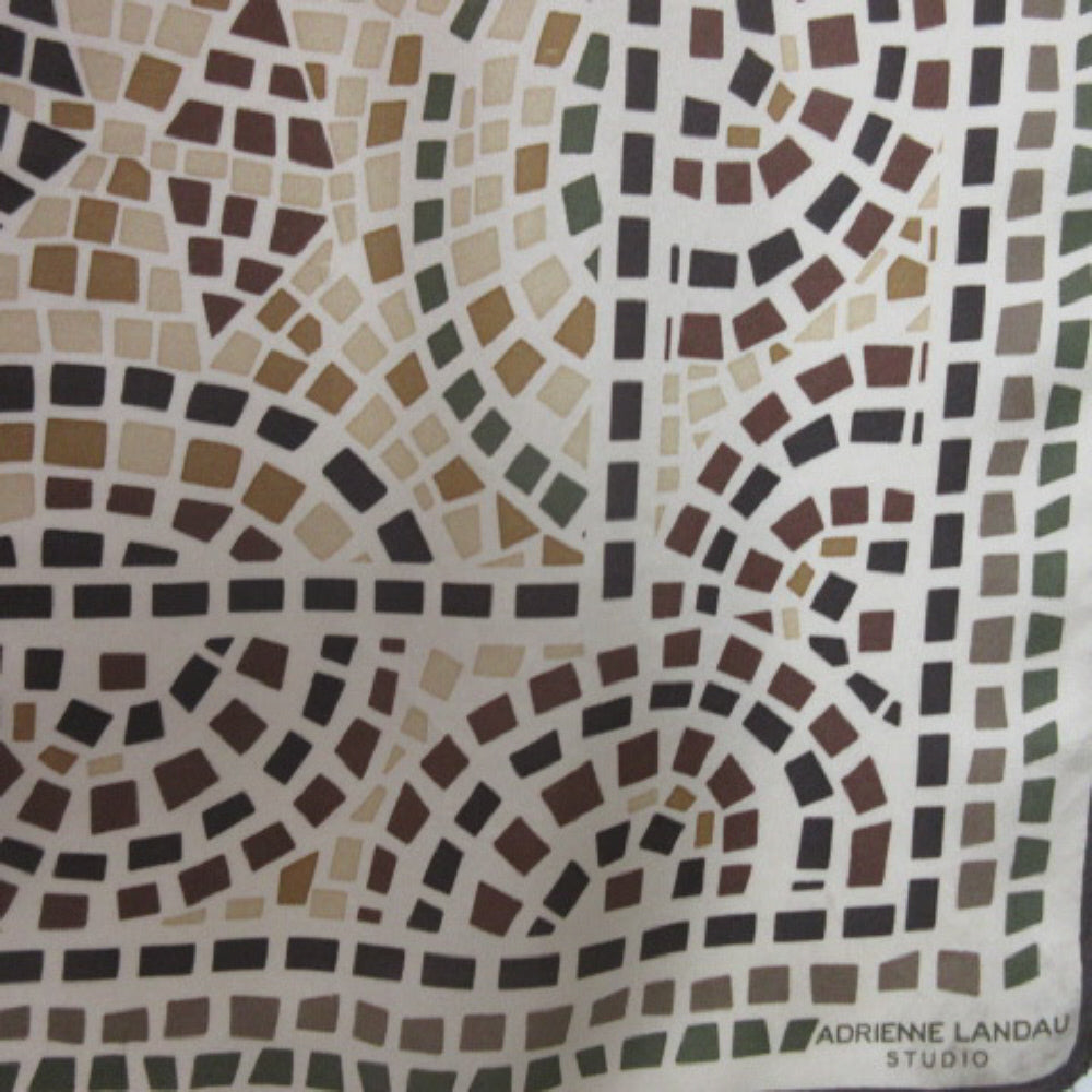 Adrienne Landau Designer Silk Scarf Square - 4048