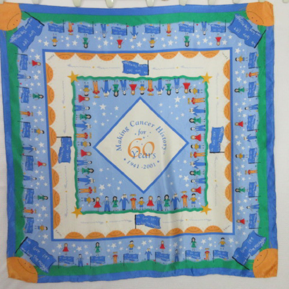 Cancer Center Children's Art Silk Scarf - Square - 4061
