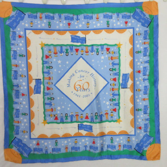 Cancer Center Children's Art Silk Scarf - Square - 4061