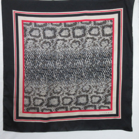 SANDRO Snakeskin Silk Scarf - Square - 4067