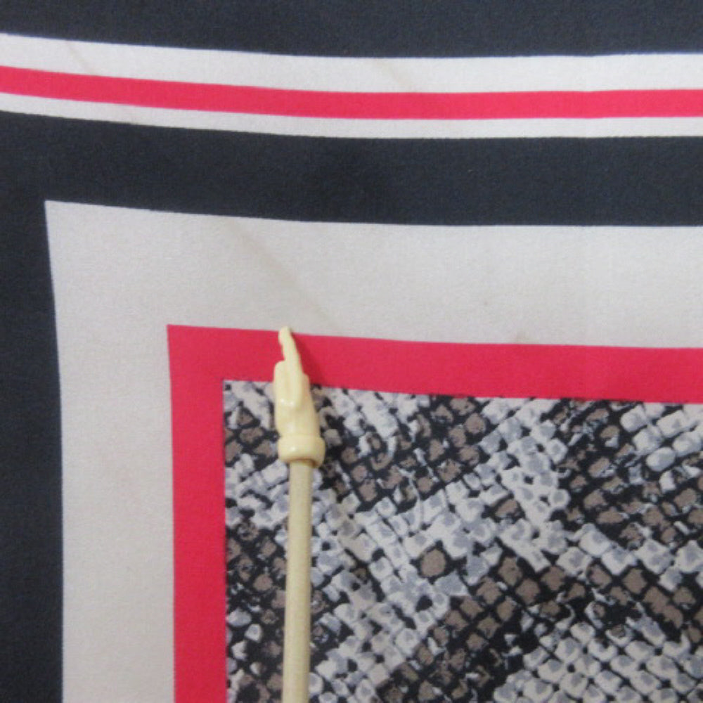 SANDRO Snakeskin Silk Scarf - Square - 4067