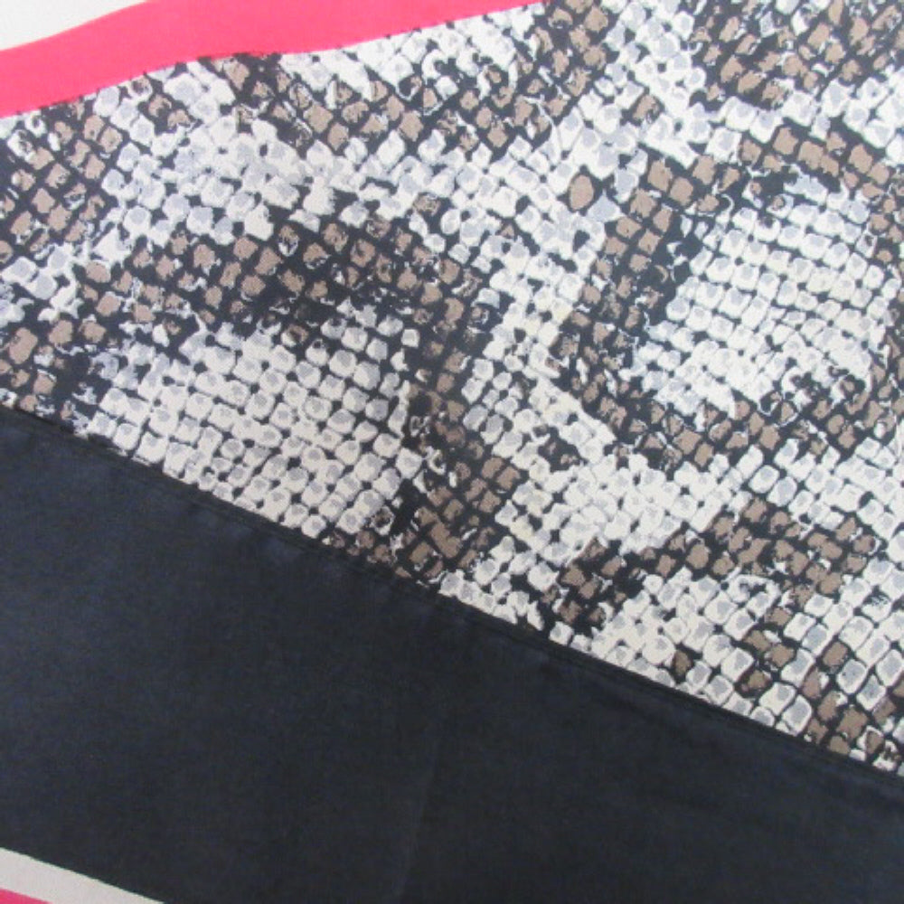 SANDRO Snakeskin Silk Scarf - Square - 4067