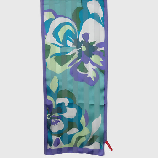 ANNE KLEIN Abstract Silk Scarf - Long - 4087