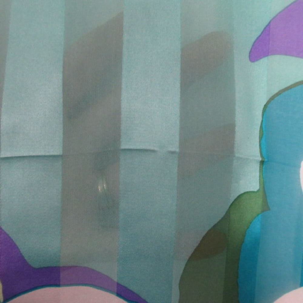 ANNE KLEIN Abstract Silk Scarf - Long - 4087