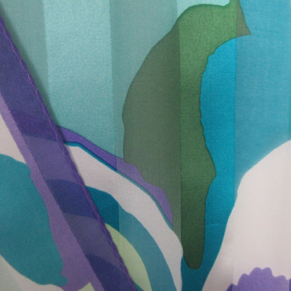 ANNE KLEIN Abstract Silk Scarf - Long - 4087