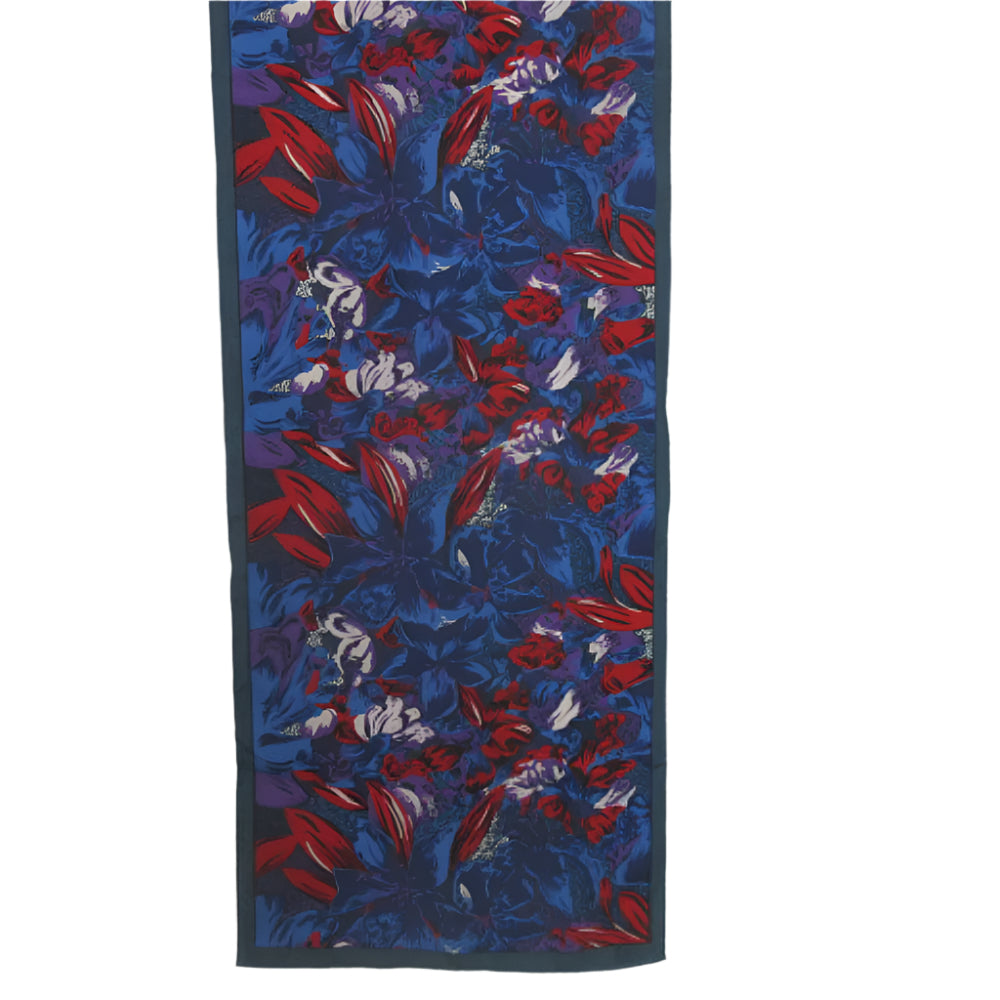 JACQUELINE FERRAR Floral Silk Scarf Long - 4089