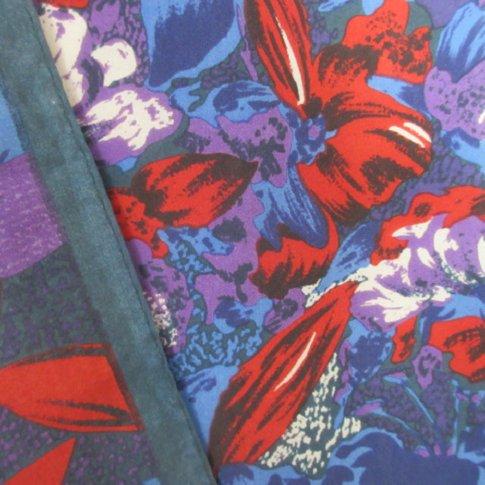 JACQUELINE FERRAR Floral Silk Scarf Long - 4089