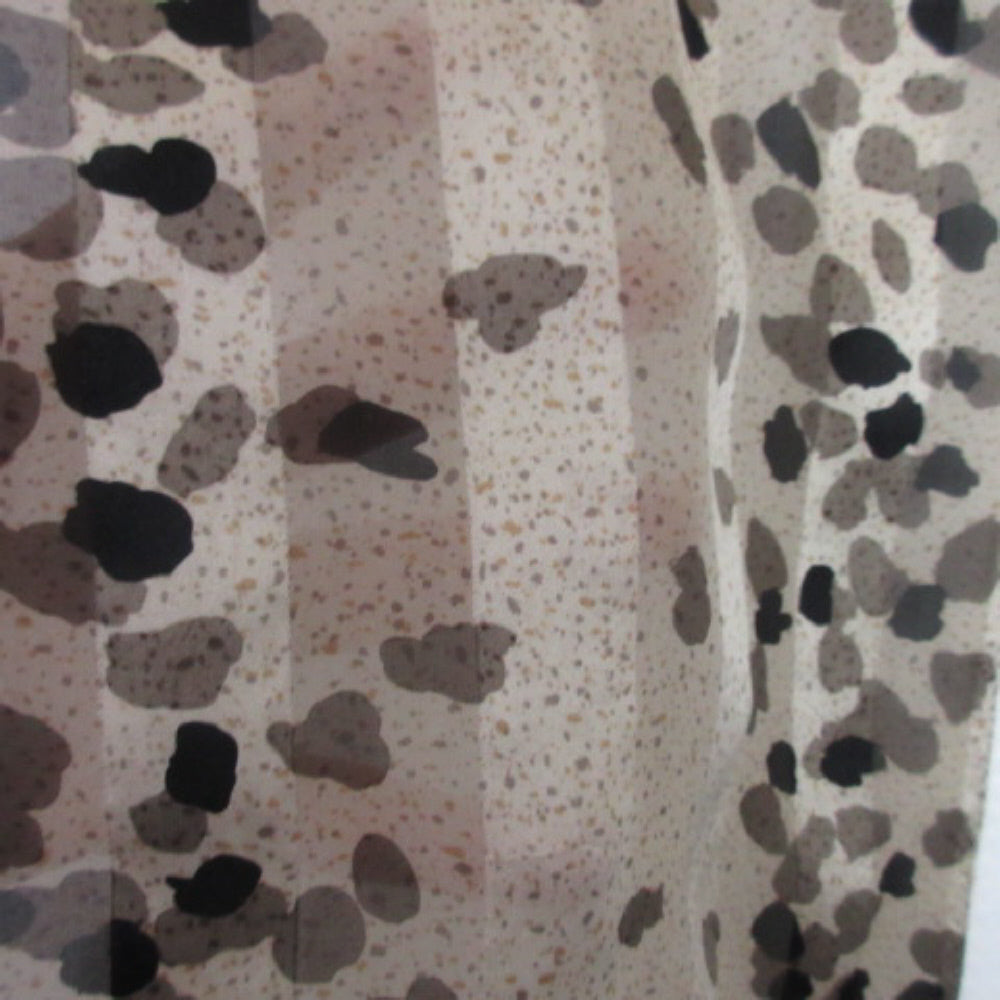 Abstract Animal Design Silk Scarf - Long - 4095