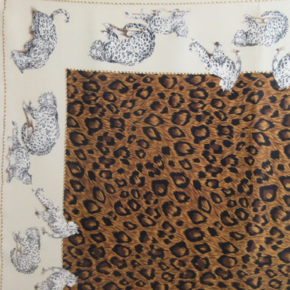 Anne Klein Designer Silk Scarf - Square - 4123