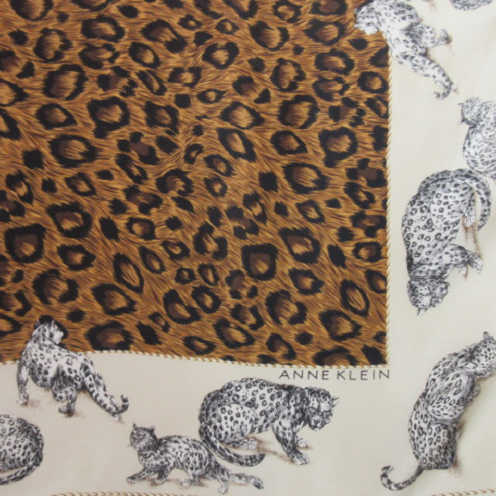 Anne Klein Designer Silk Scarf - Square - 4123
