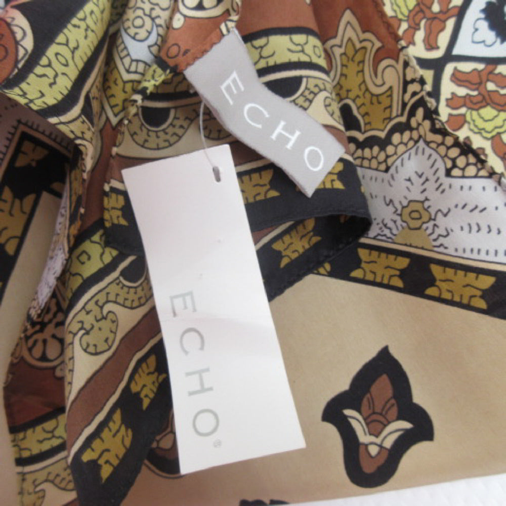 NWT - ECHO Retro Silk Scarf - Long - 4165
