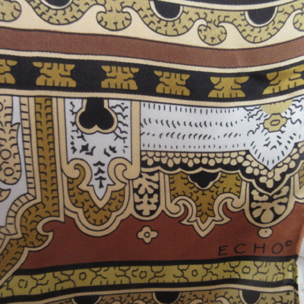 NWT - ECHO Retro Silk Scarf - Long - 4165