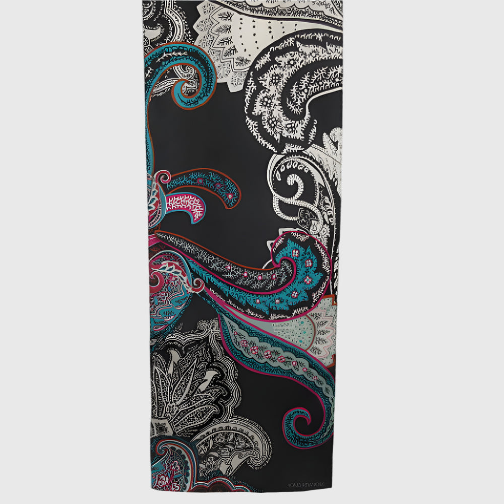 Jones New York Designer Silk Scarf Long - 4169