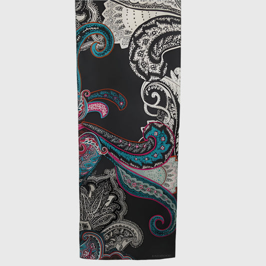 Jones New York Designer Silk Scarf Long - 4169
