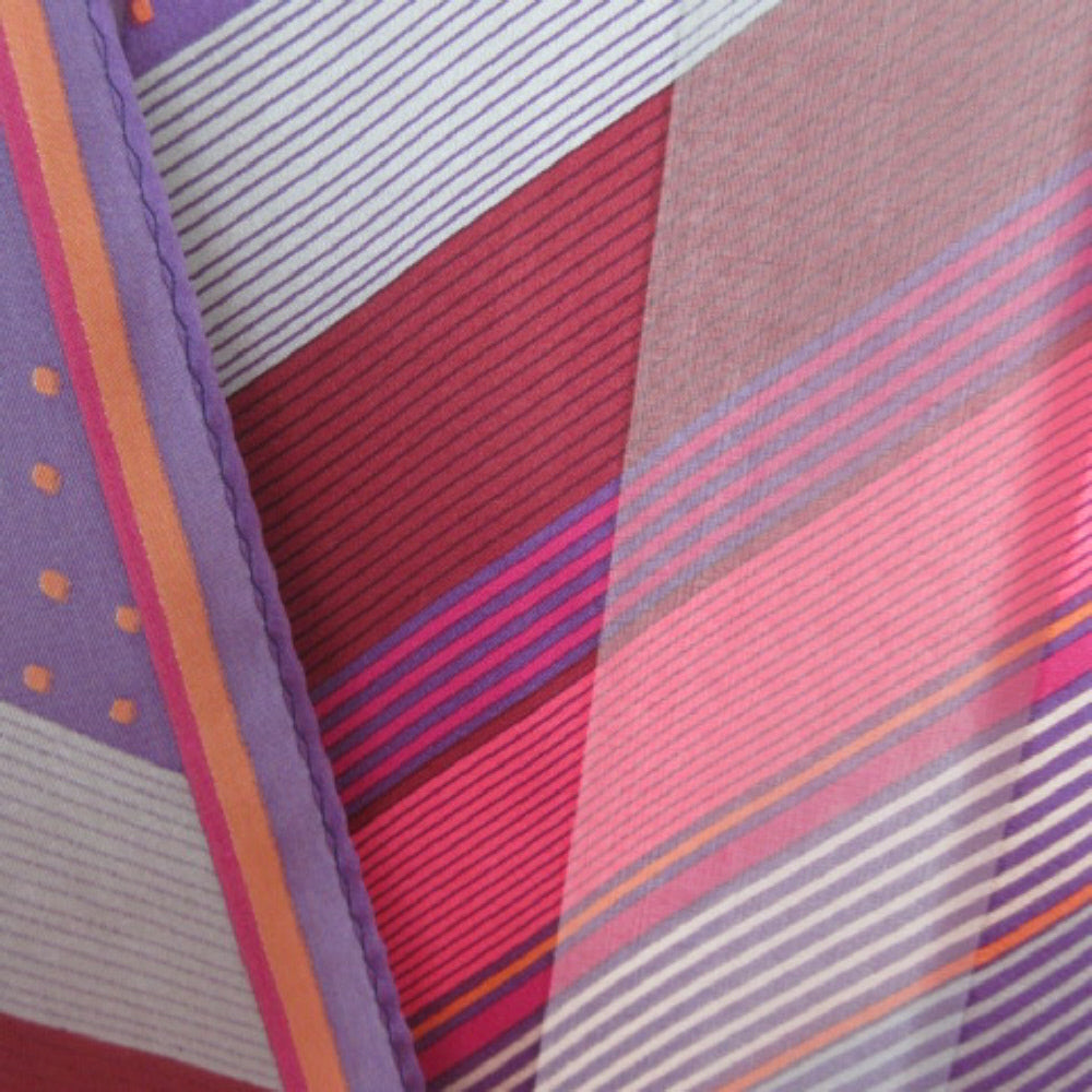 JONES NEW YORK Geometric Silk Scarf - Long - 4184