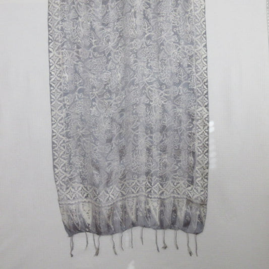 Fern & Willow Silk Scarf - Long - 4186