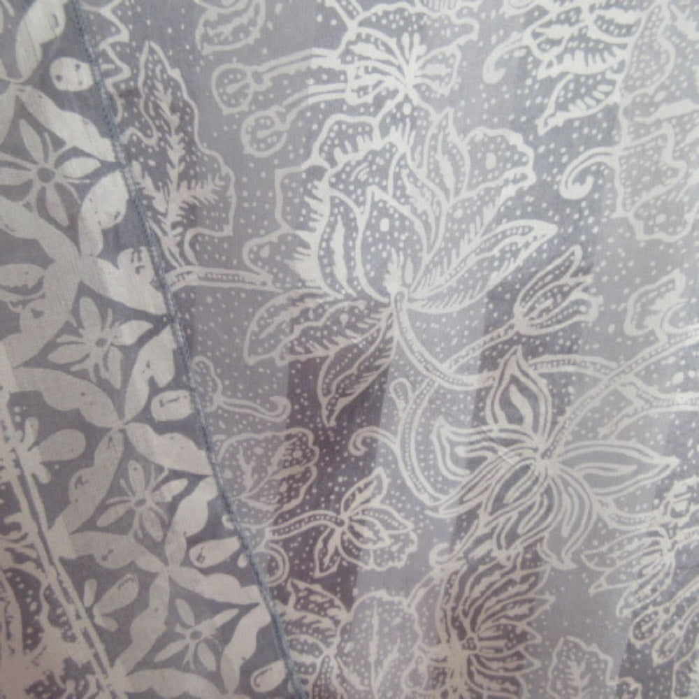Fern & Willow Silk Scarf - Long - 4186