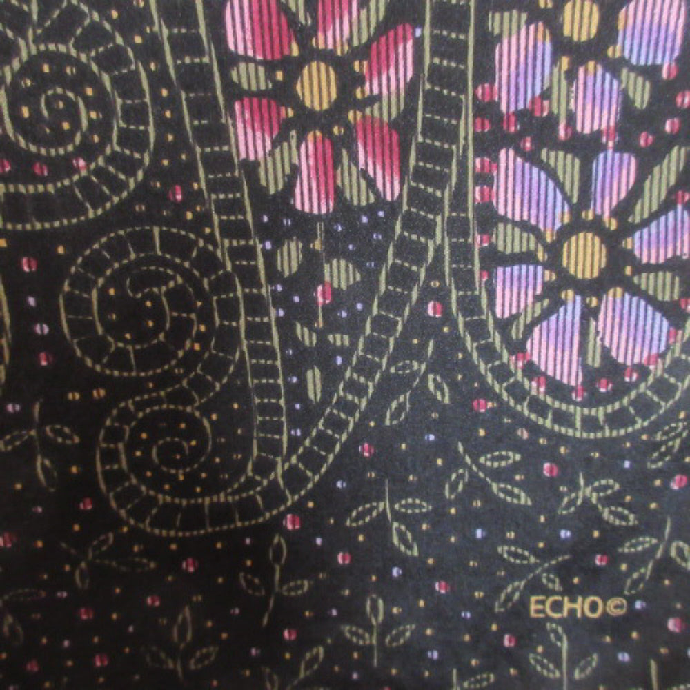 ECHO Floral Paisley Silk Scarf - Long - 4211