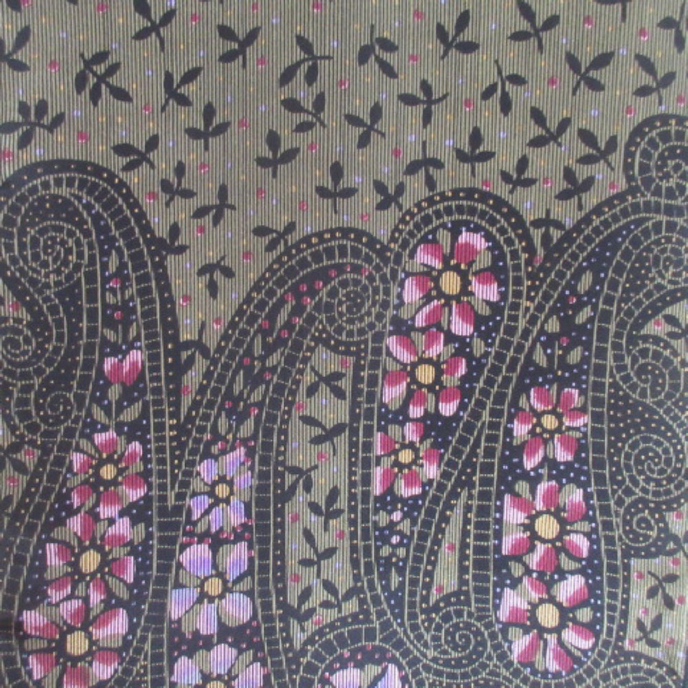 ECHO Floral Paisley Silk Scarf - Long - 4211