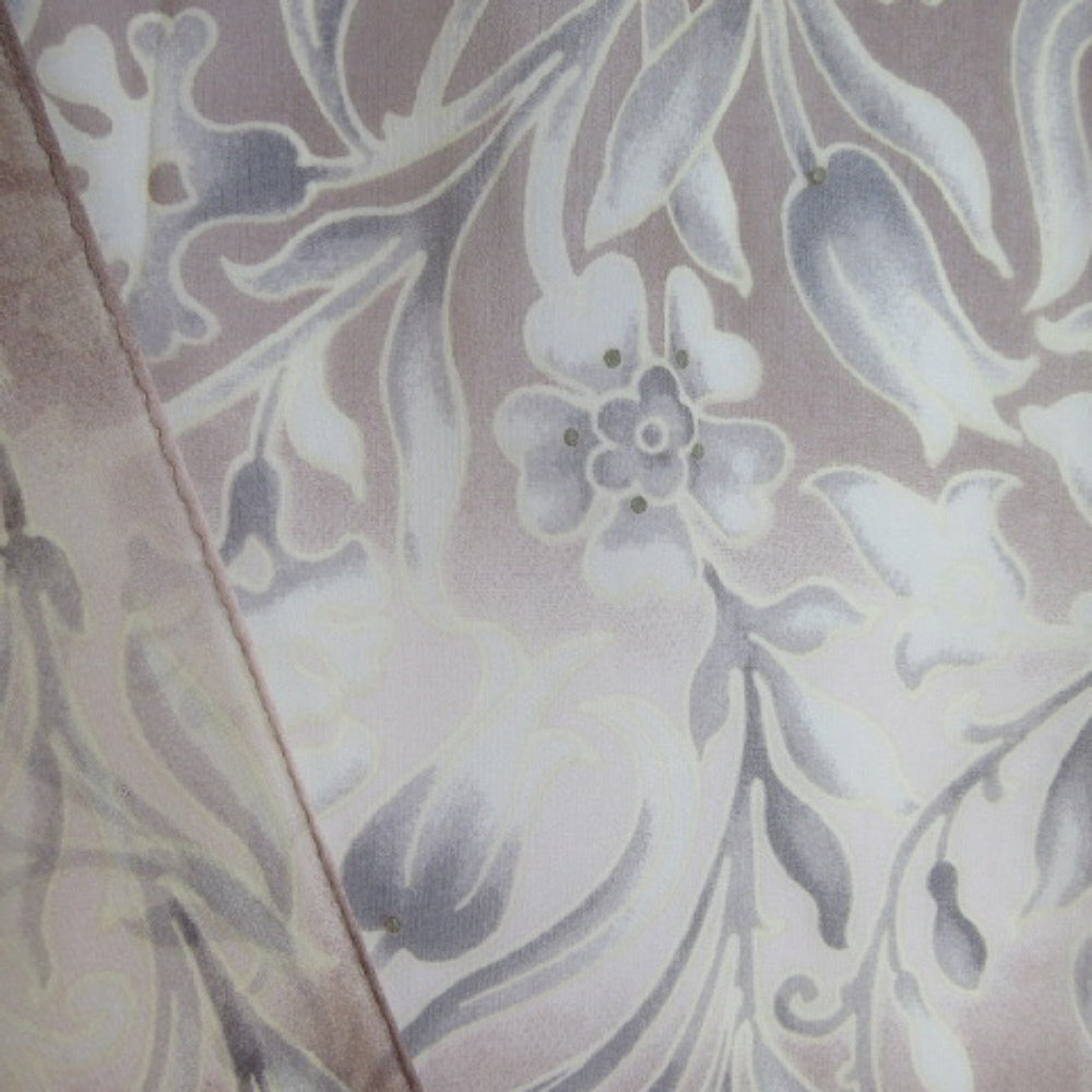 HALSTON Floral Chiffon Silk Scarf - Long - 4214