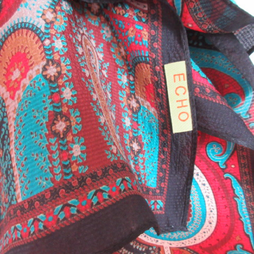 ECHO Vintage Baroque Silk Scarf - Long - 4227
