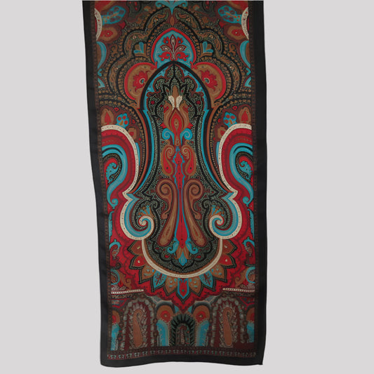ECHO Vintage Baroque Silk Scarf - Long - 4227