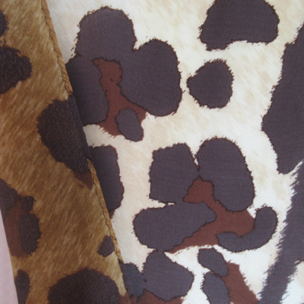 JONES NEW YORK Animal Print Silk Scarf - Long - 4228