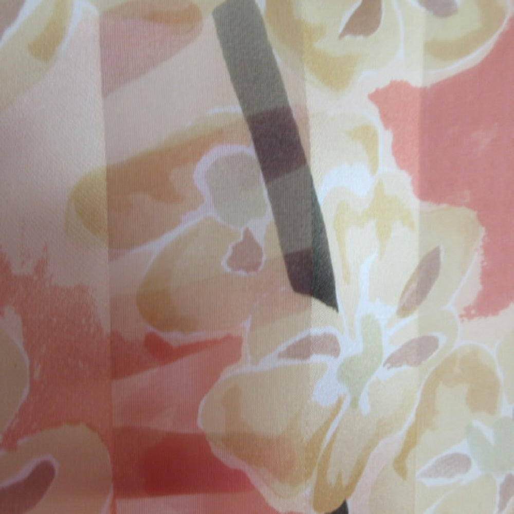 ELAINE GOLD Floral Chiffon Silk Scarf - Long - 4231