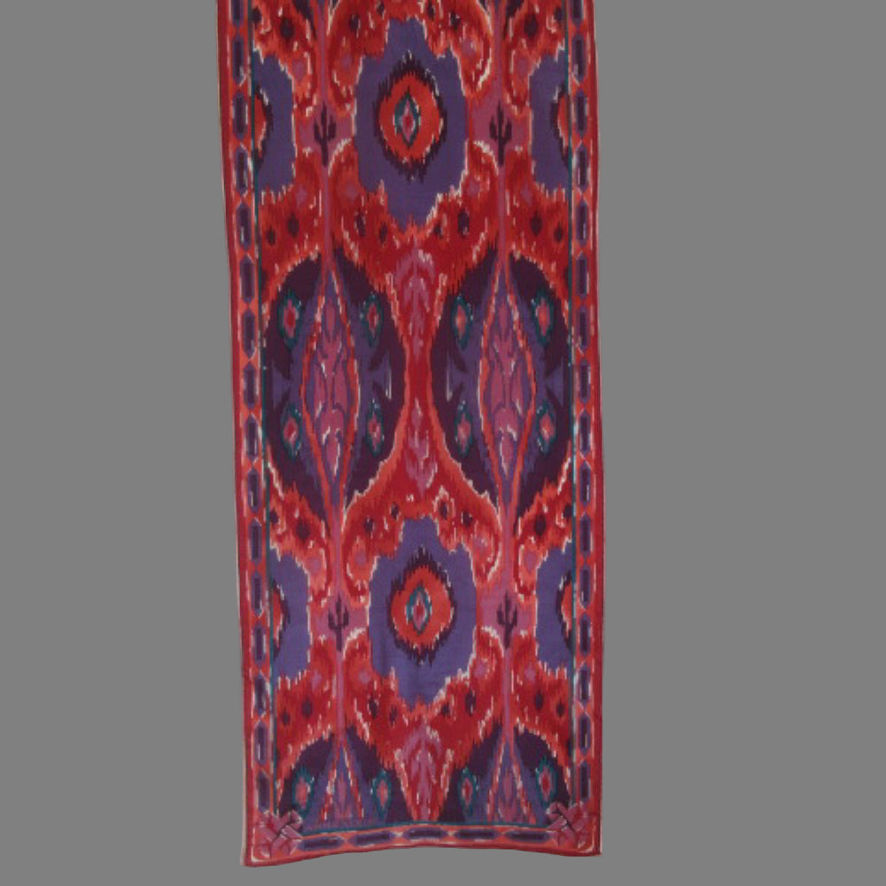 ANNE KLEIN Abstract Silk Scarf - Long - 4234