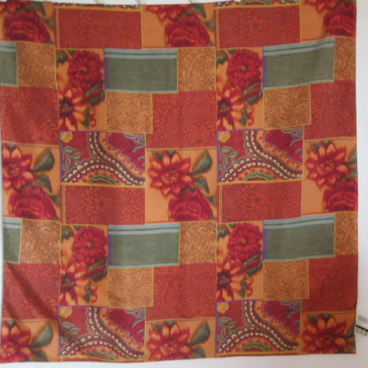 NEW YORK STUDIO Art Silk Scarf - Square - 4245