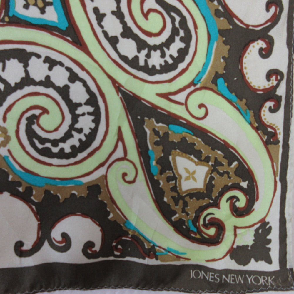 Jones New York Designer Silk Scarf - Long - 5457