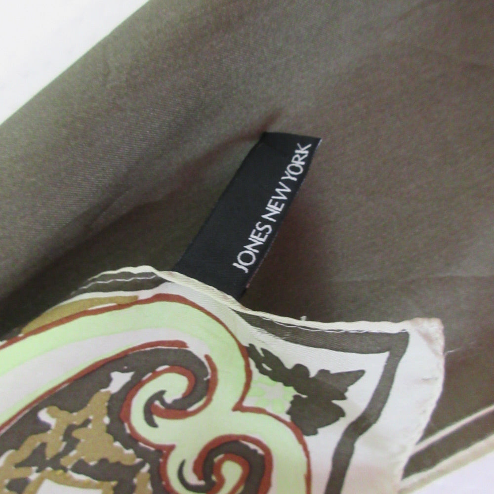 Jones New York Designer Silk Scarf - Long - 5457