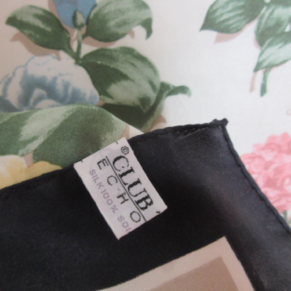 ECHO Floral Silk Scarf - Square - 4268