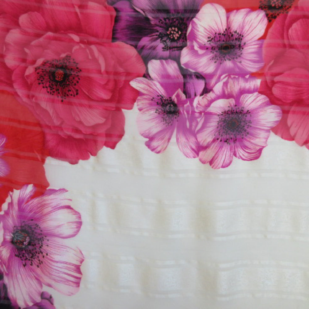 ANNE KLEIN Designer Silk Scarf - Square - 4298