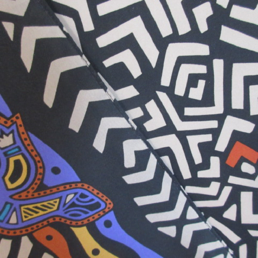 Art Balarinji Aboriginal Turtles Silk Scarf - Square - 4313