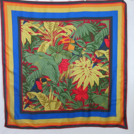 Ellen Tracy Designer Silk Scarf - Square - 4318