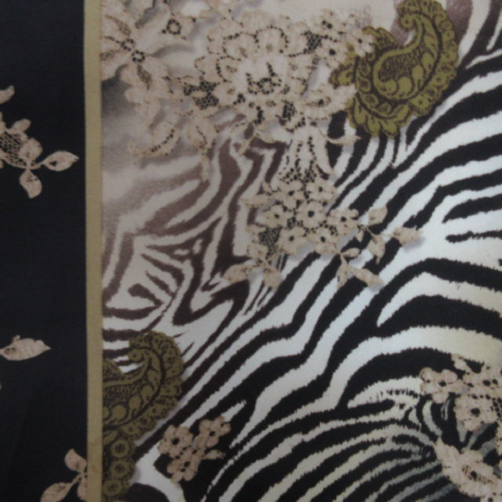 Adrienne Landau Animal Print Silk Scarf - Long - 4324