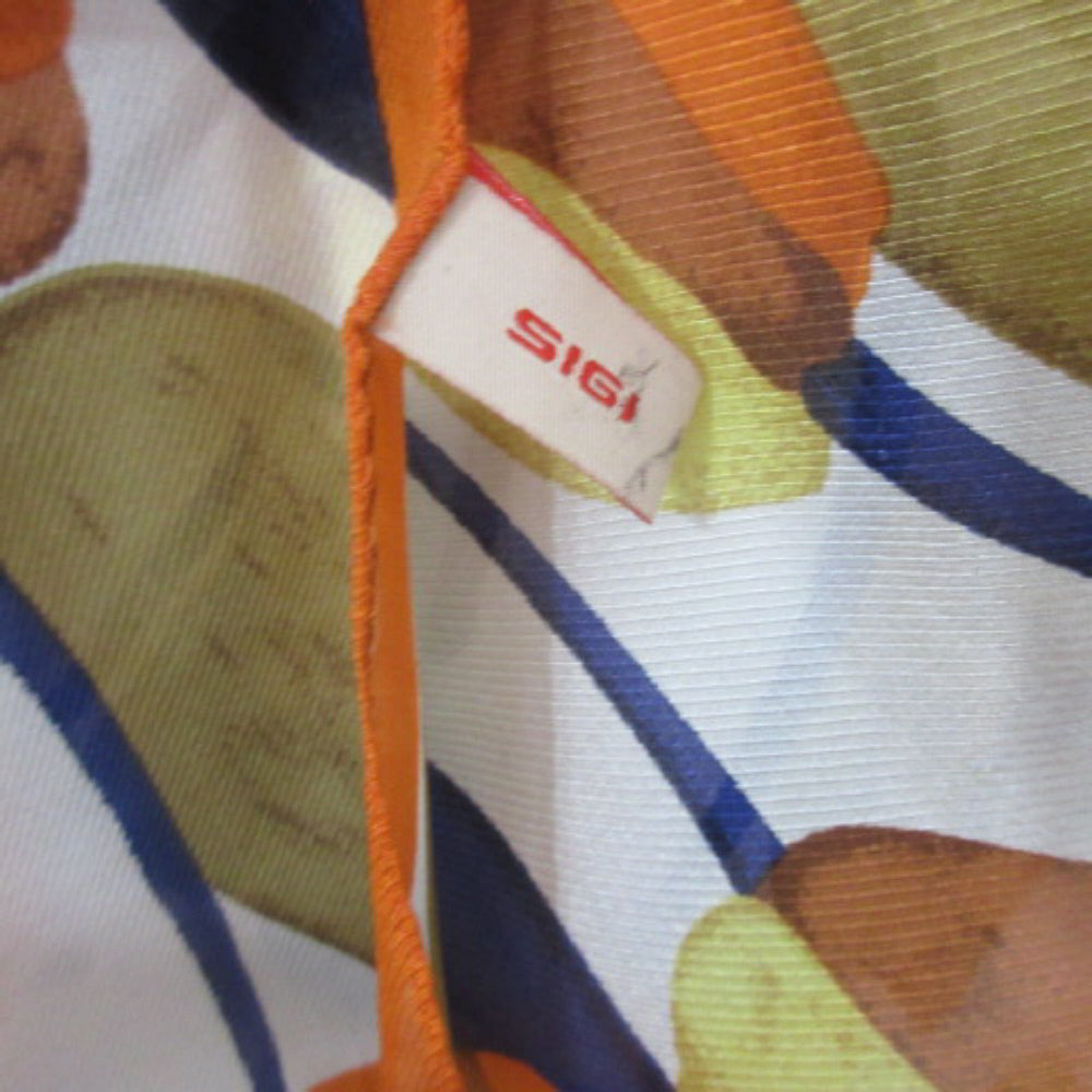 Art Floral Sigi Designer Silk Scarf - Long - 4333