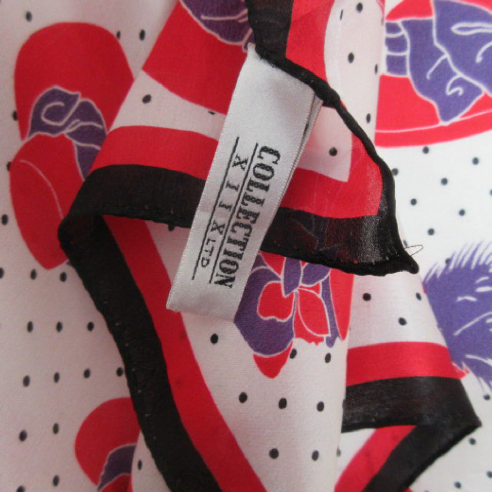 RED HAT SOCIETY Silk Scarf - Long – 4348