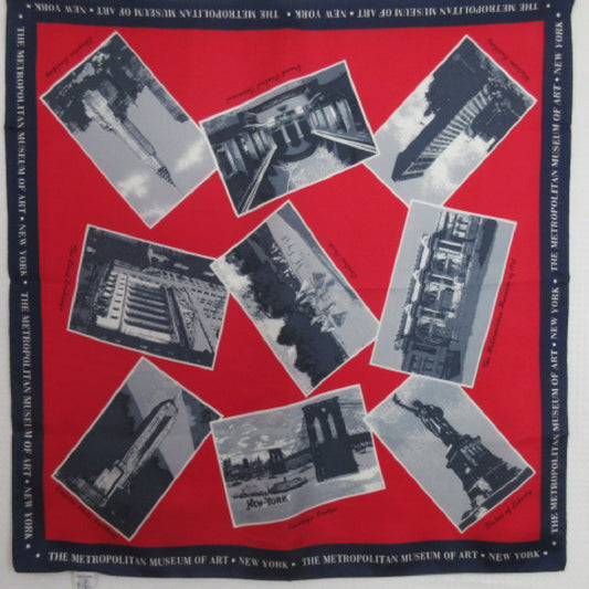New York Metropolitan Museum of Art Silk Scarf - Square - 4387